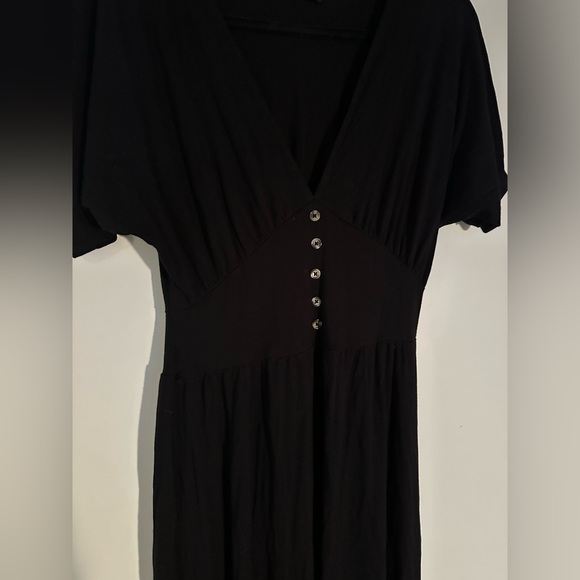 ASOS DESIGN waisted midi tea dress with buttons - Picture 7 of 10